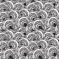 Seamless abstract floral pattern N5