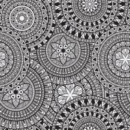 Vector Seamless Hand Drawn Doodle Pattern N5