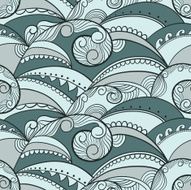abstract seamless waves