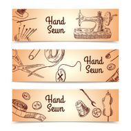 Sewing Banners Set