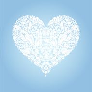 Floral heart N10