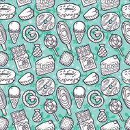 doodle sweets pattern N5