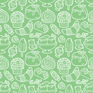 doodle sweets pattern N7