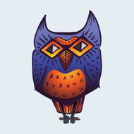 Cartoon owl sketch
