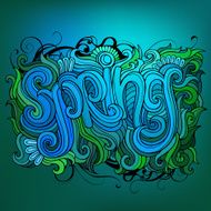 Spring hand lettering N2