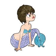 cartoon pretty mermaid N52