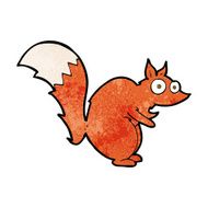 funny startled squirrel cartoon N11