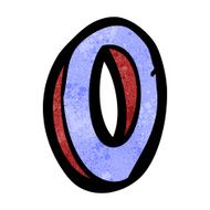 Cartoon Letter O N27