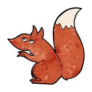 cartoon red squirrel N8