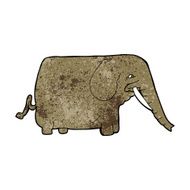 Cartoon Mammoth N10