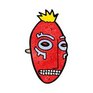cartoon tribal mask N14