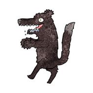 cartoon big bad wolf N14