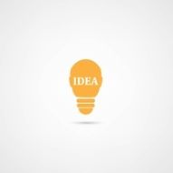 Light bulb vector icon N23