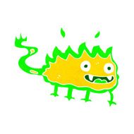 cartoon little fire demon N37