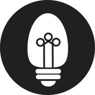 Light bulb vector icon N25