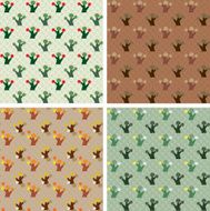 Trees and seasons - seamless patterns (2)