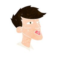 cartoon male model guy N14