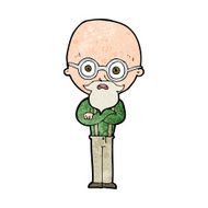 cartoon annoyed old man N97