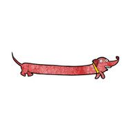 Cartoon Dachshund N28