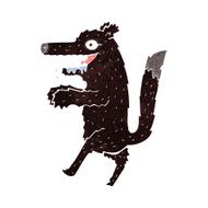 cartoon big bad wolf N15