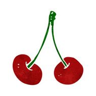 cartoon cherries N56