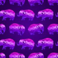 seamless pattern with elephants N6