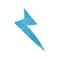 cartoon lightning bolt symbol N37