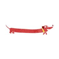 Cartoon Dachshund N29