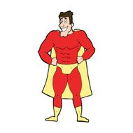 Cartoon superhero N40
