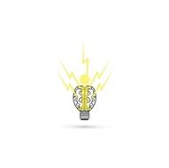 Light bulb vector icon N26