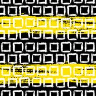 Geometric pattern with small hand painted squares N8