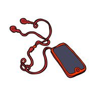 cartoon music player N13