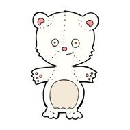 cartoon happy polar bear N9