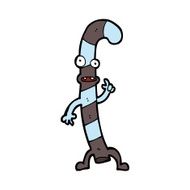 Cartoon Dancing Christmas Candy Cane N30