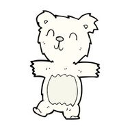 cartoon cute polar bear cub N29