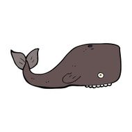 Cartoon Whale N142