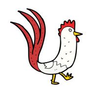 cartoon cockerel N51
