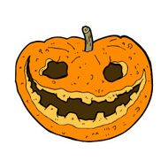 cartoon spooky pumpkin N36