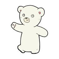 Cartoon Polar Bear Cub N76