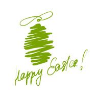 Happy Easter! Sketch greeting card for your design N2