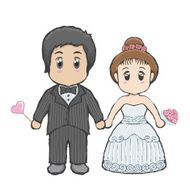Wedding Cartoon N8