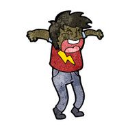 Cartoon Angry Boy N10