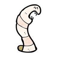 Cartoon Worm N73