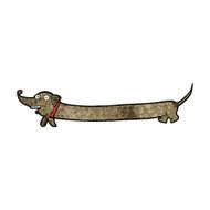 Cartoon Dachshund N32