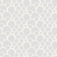 Seamless pattern with abstract stylized hand drawn scale texture N12