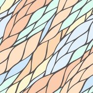 Seamless pattern with colorful hand drawn abstract ornament N3