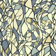 Seamless pattern with hand drawn abstract geometric ornament N5