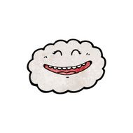 happy cartoon cloud N48