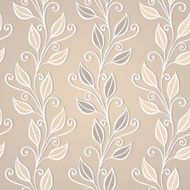 Seamless Floral Pattern (Vector) Hand Drawn Texture N174