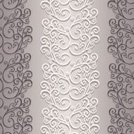 Seamless Ornate Pattern (Vector) Hand Drawn Texture N166